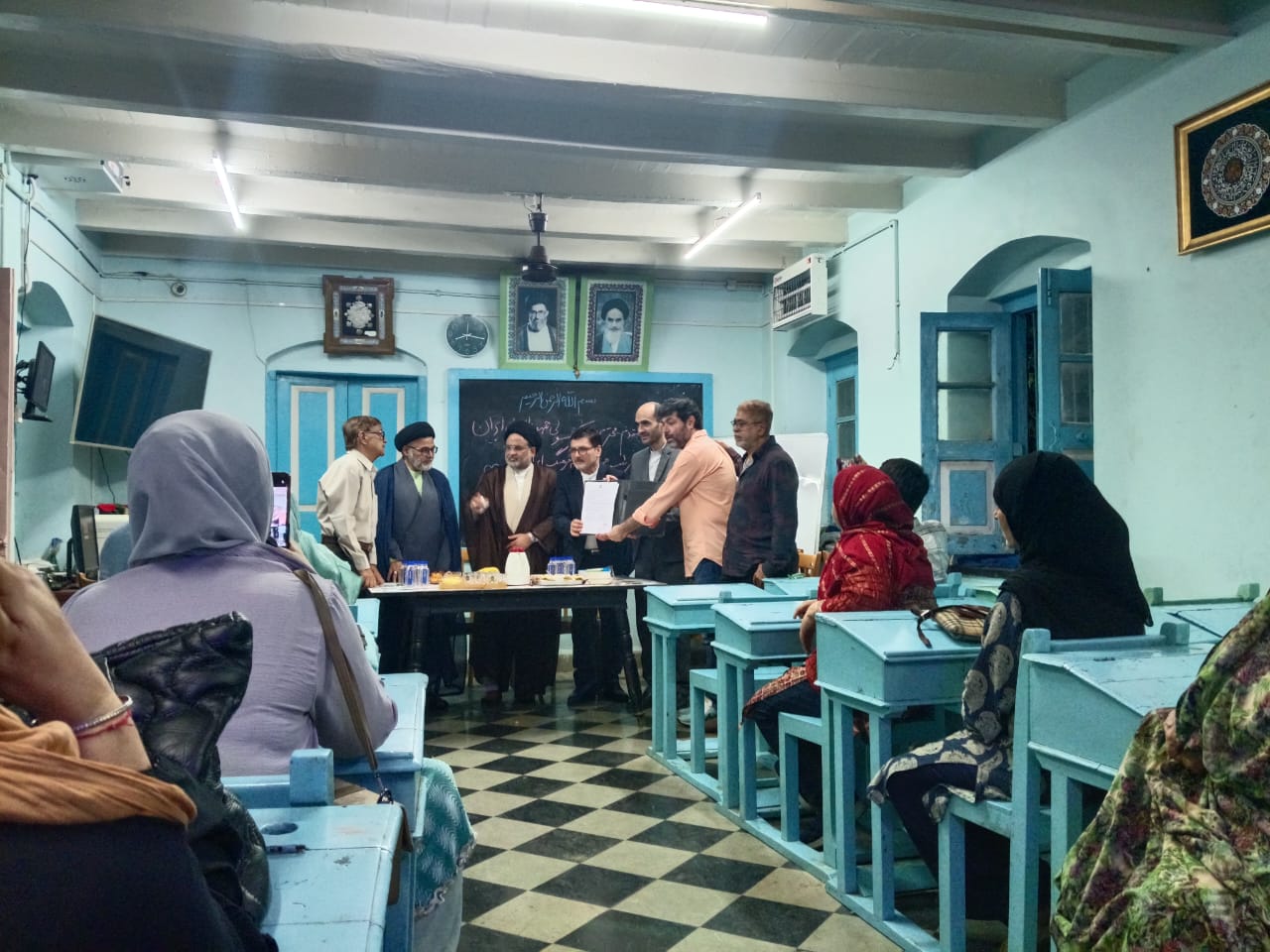 Signing of a Cultural and Educational Memorandum of Understanding  Between the Iran Culture House and the United Association of Isna Ashari Iranians of Poona